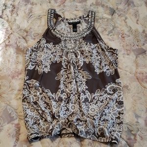 Dressy Tank Top with Beads